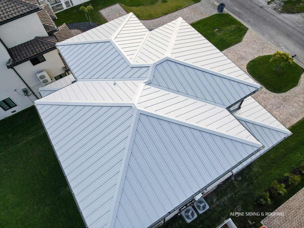 Ruskin metal roofing installation project